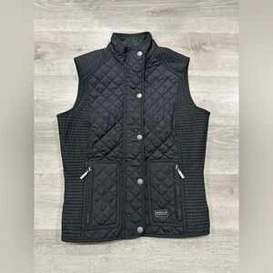 I313 Barbour International Womens Motocycle Vest Size 4 / EU 34 Road Star Gilet